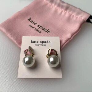 Kate Spade Gold and Pearl Earrings